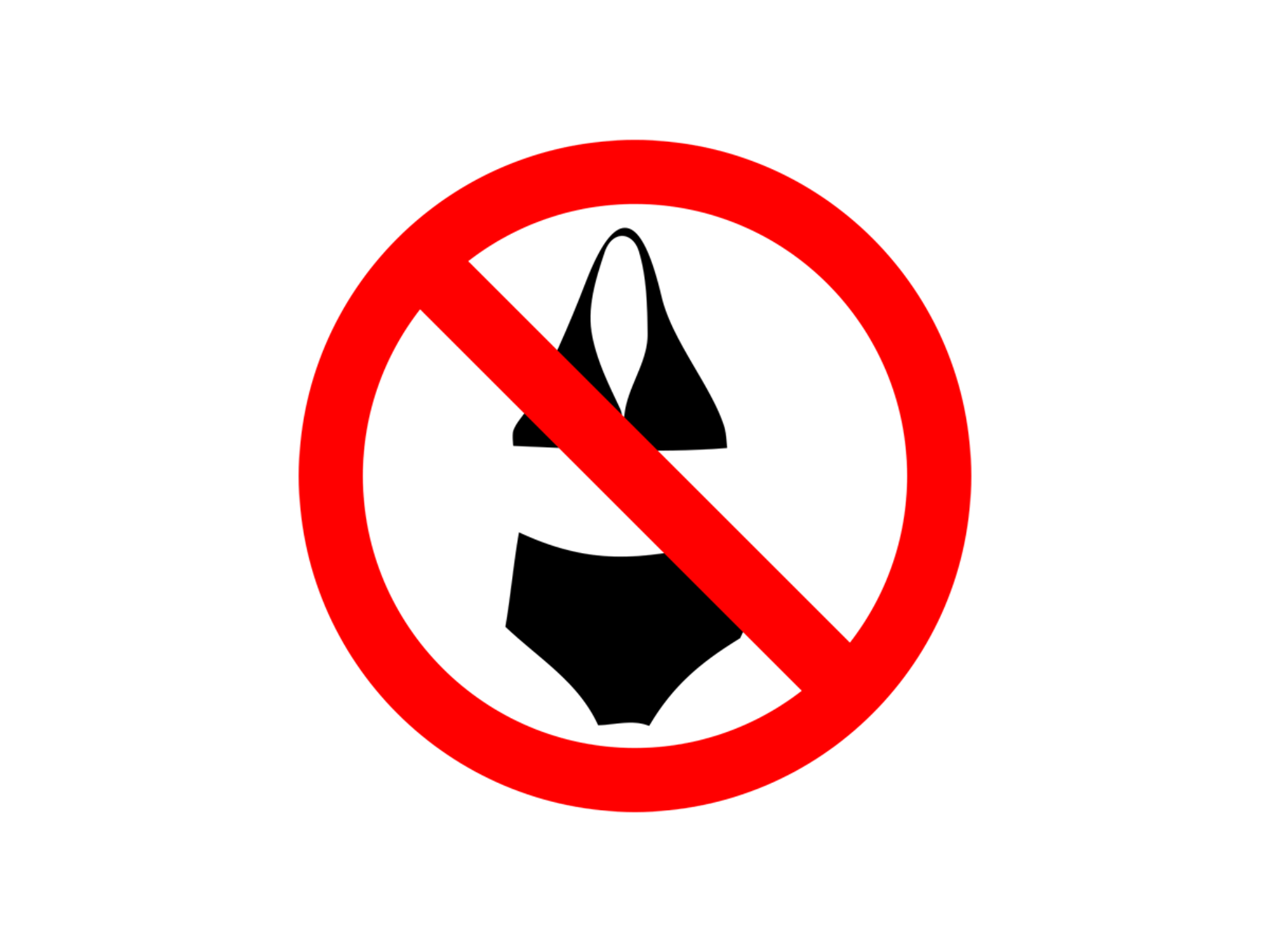 Things Not to Do in Europe - Walking Around in Your Bathing Suit