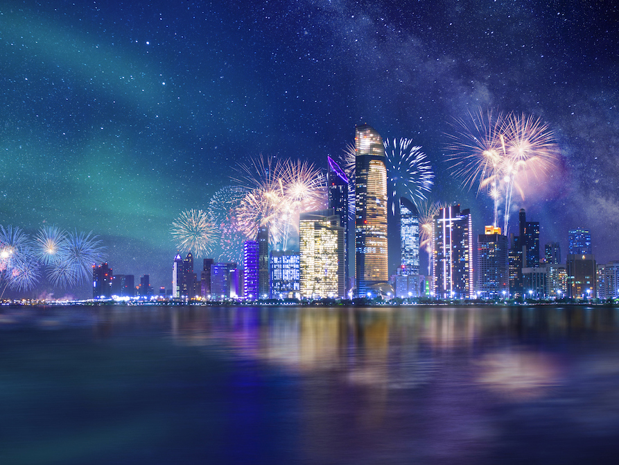 أين تشاهد الألعاب النارية لليوم الوطني 2023 في الإمارات : أبو ظبي