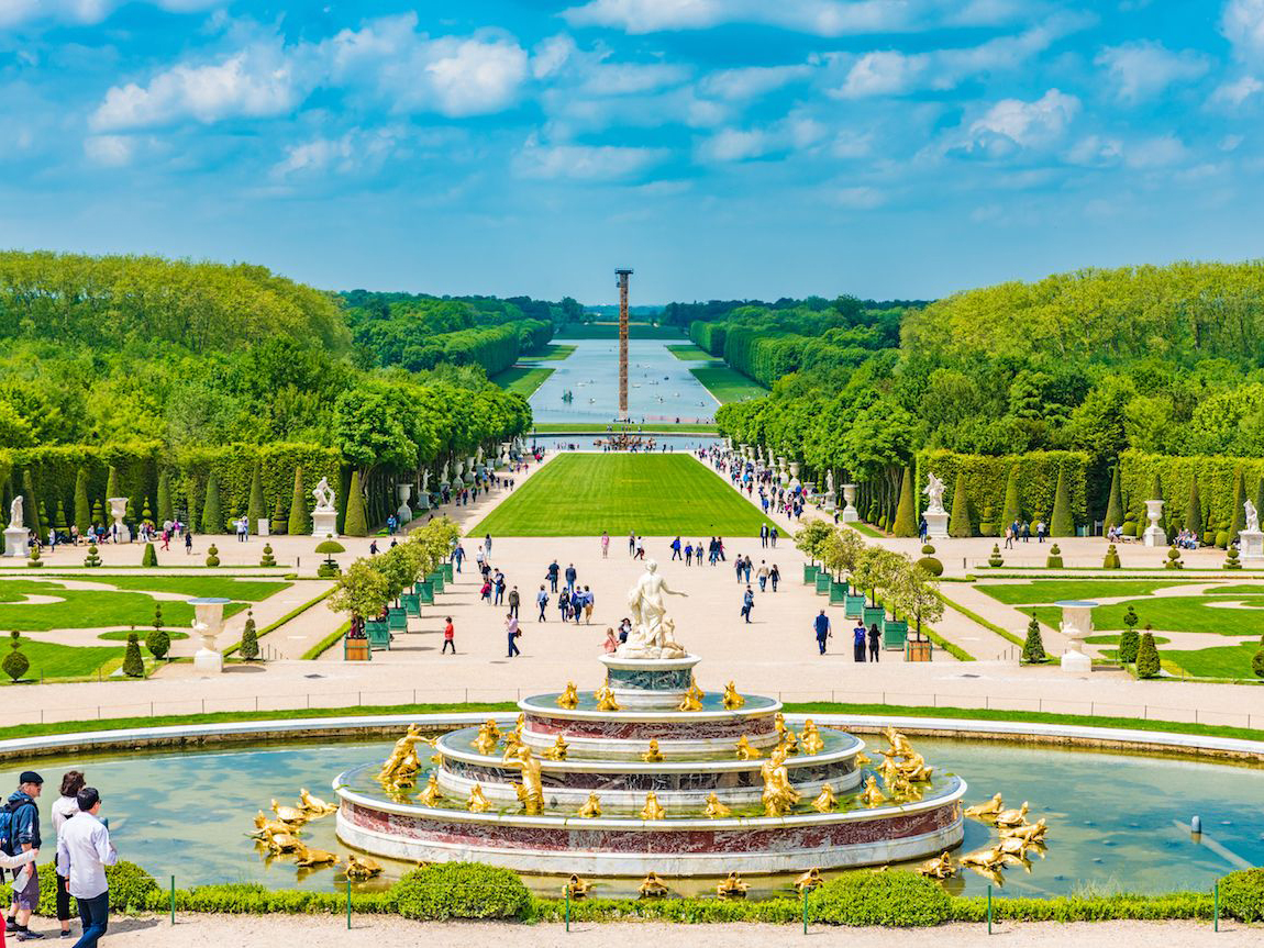 winter gardens around the world - Gardens of Versailles - Versailles, France