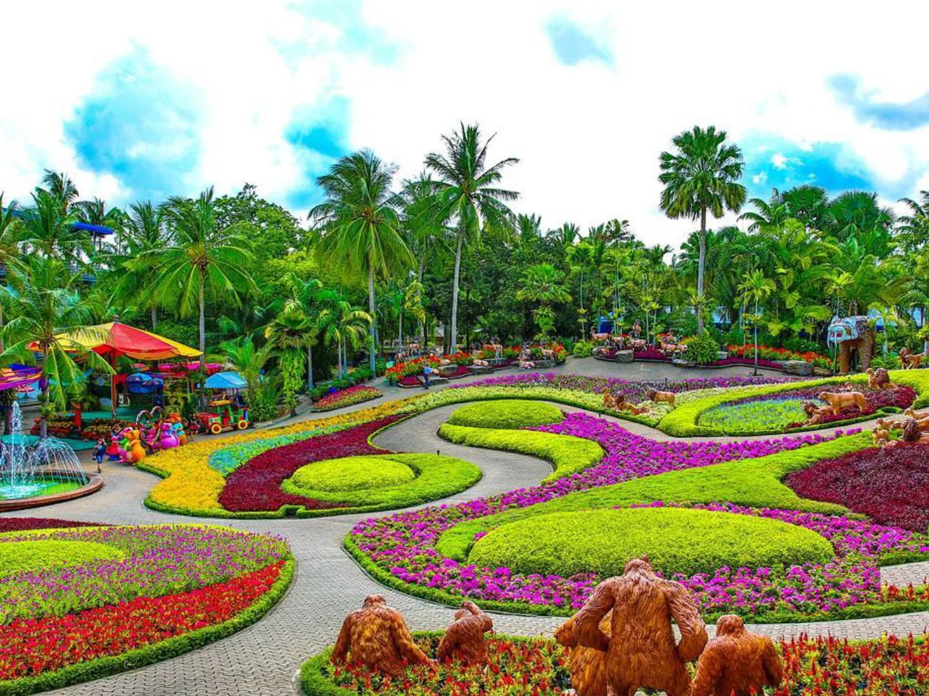 Nong Nooch Tropical Botanical Garden, Thailand winter gardens around the world - Nong Nooch Tropical Botanical Garden, Thailand