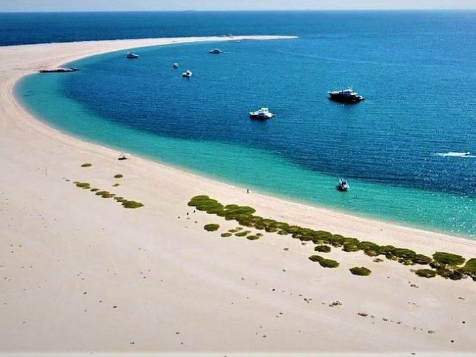 less crowded places to visit in uae during national day holidays - Moon Island