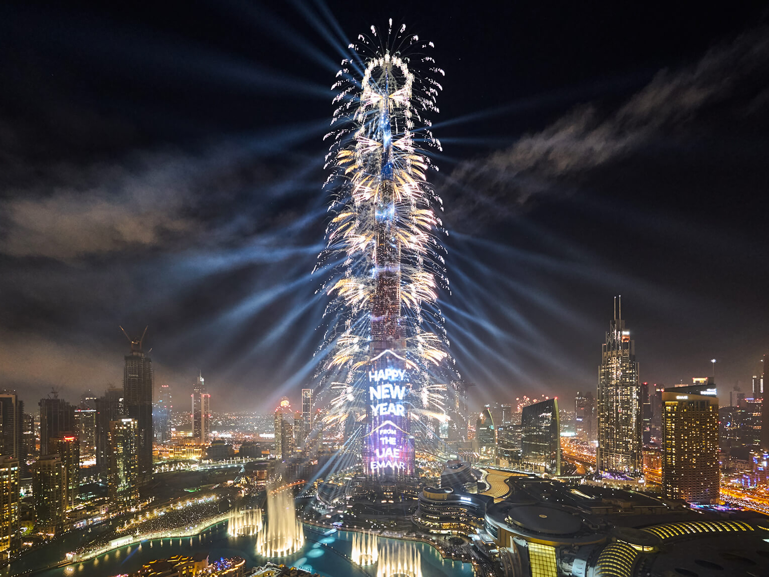 Places to celebrate New Year in the Middle East - Dubai, United Arab Emirates