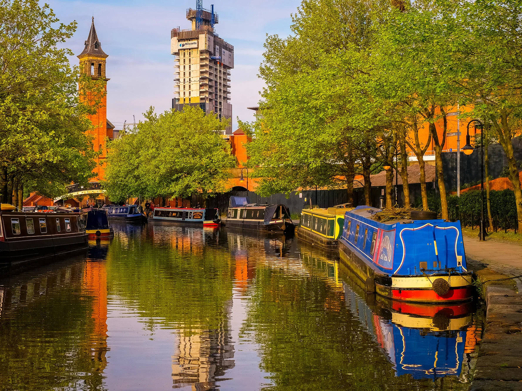 Manchester, UK – May 18 2018: Castlefield is an inner city conse Top 5 destinations in UK - Manchester