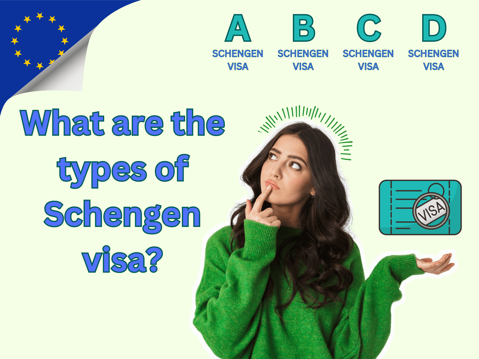 SCHENGEN VISA TYPES أنواع تأشيرات شنغن