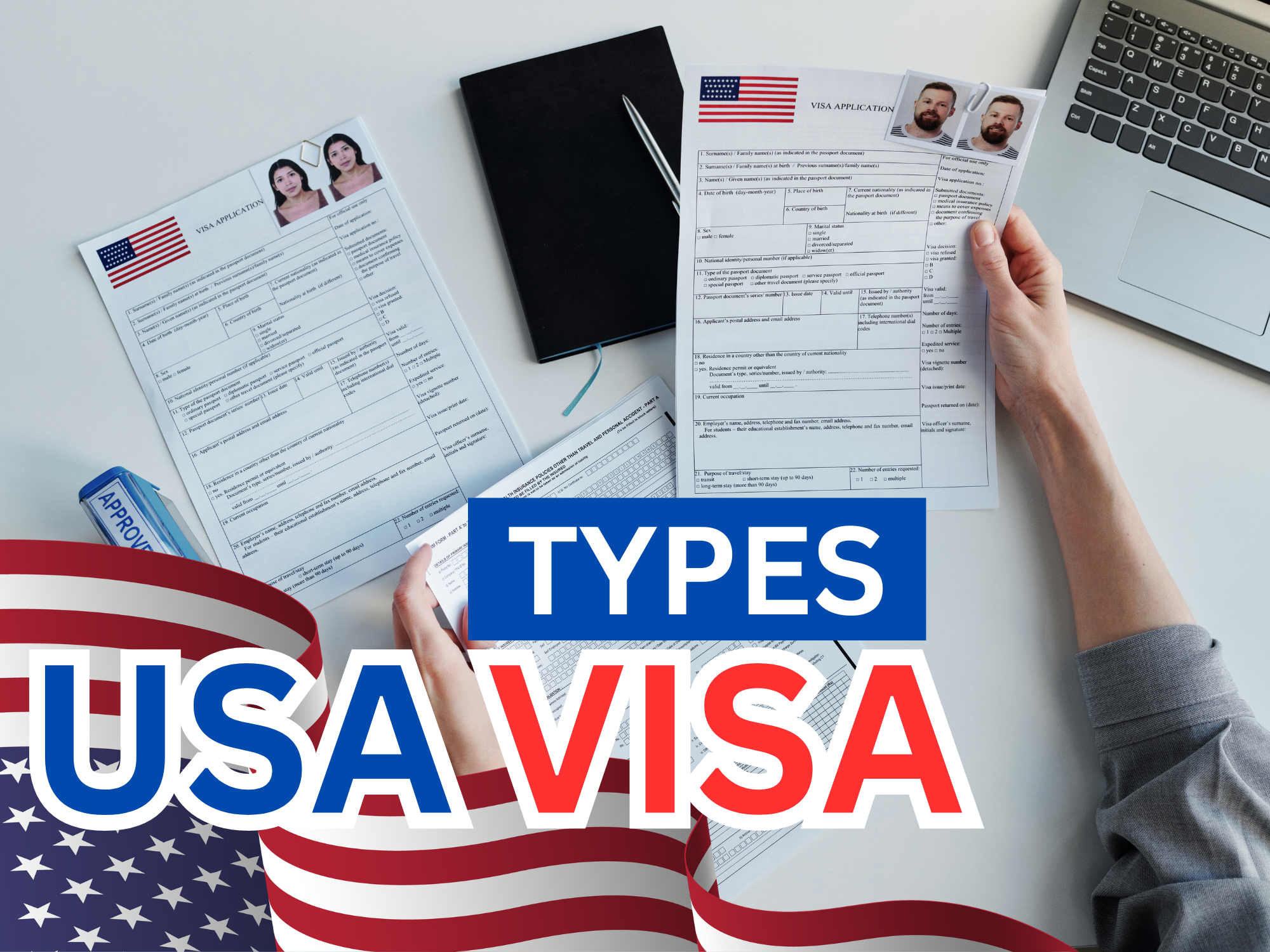فئات التأشيرات الأمريكية الأكثر شيوعًا للمقيمين في الإمارات