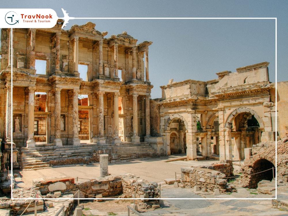 Best places to visit in Turkey during winter - Ephesus, Ancient ruins of Ephesus with the Library of Celsus