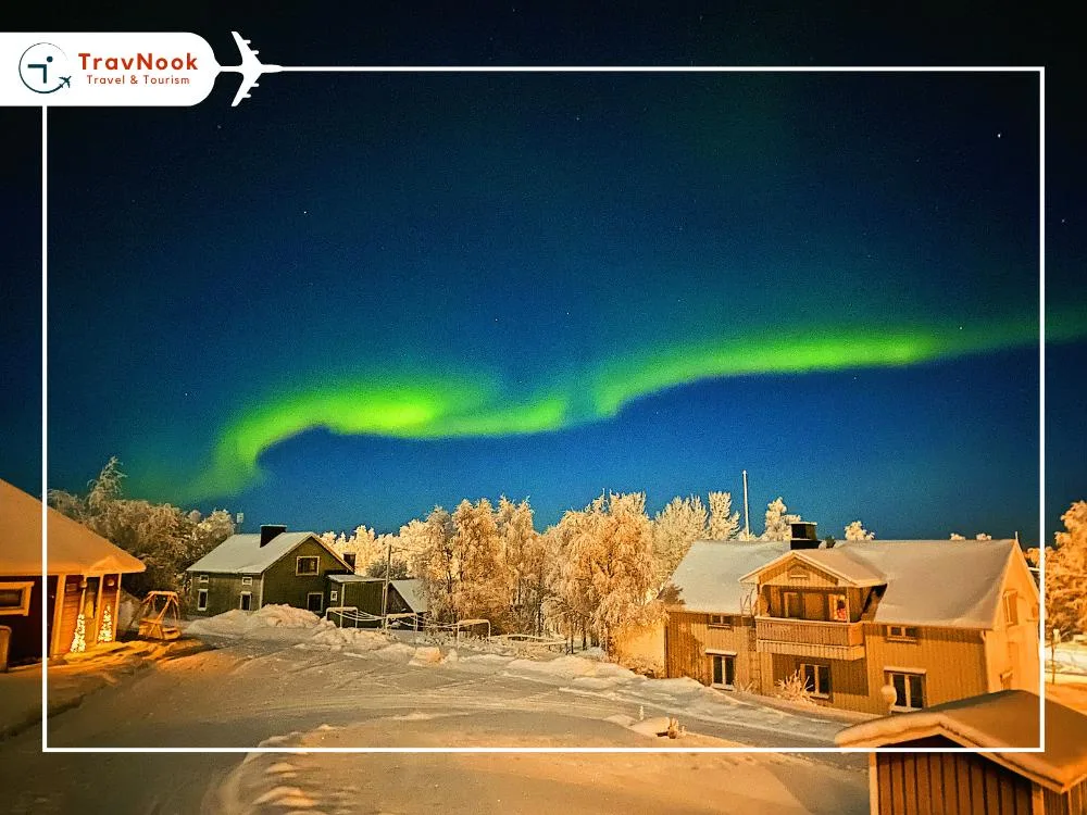 Lapland Luxurious Getaways from Dubai - Lapland , Finland featuring snow-covered landscapes and private glass igloos under the Northern Lights