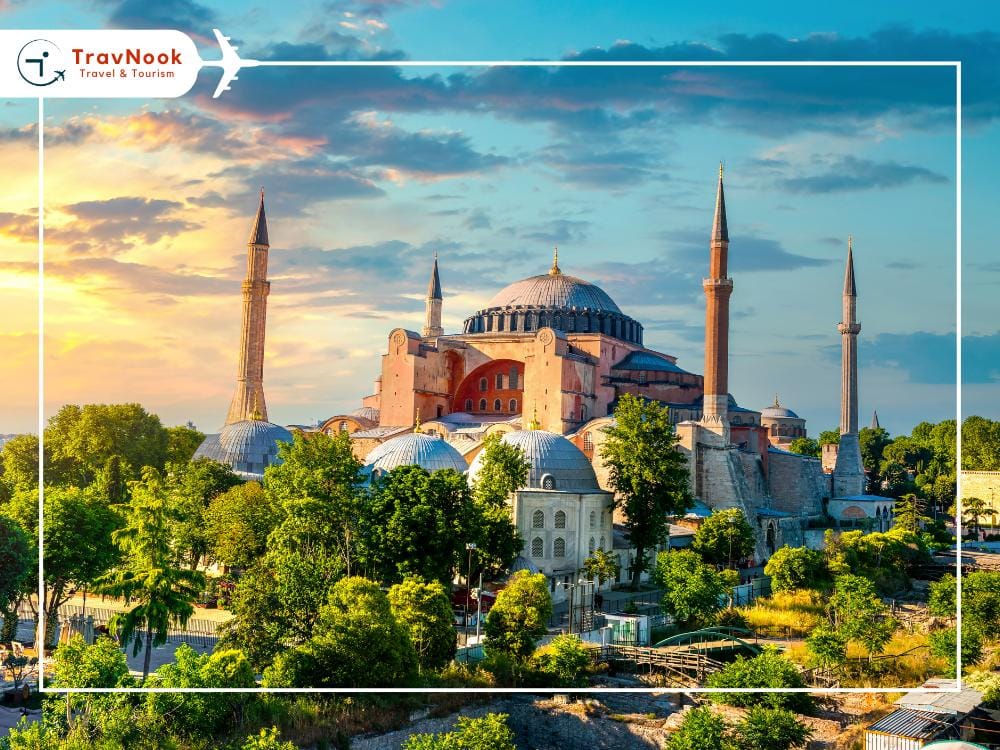 Best places to visit in Turkey during winter - Istanbul , Experience skyline with Istanbul Hagia Sophia and Bosphorus