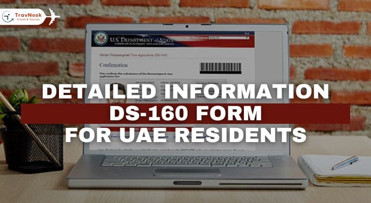 Information on DS-160 Form for UAE Residents