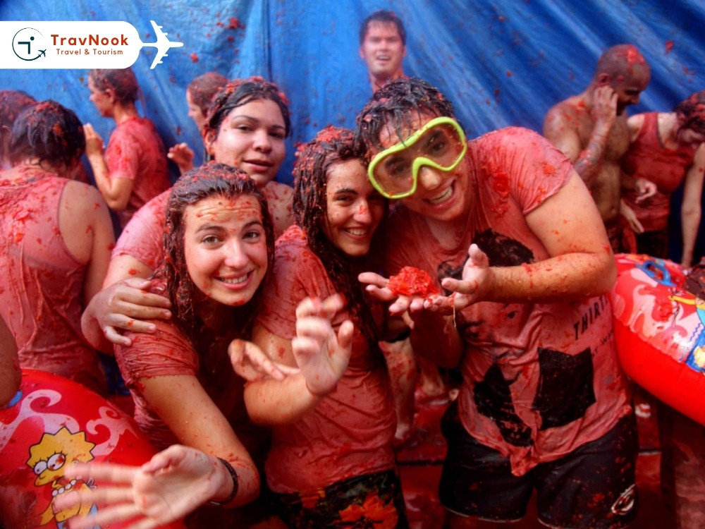 La Tomatina festival in Spain Festivals in Europe - La Tomatina festival in Spain